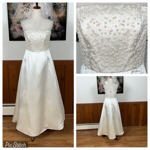 Beautiful Serafina New York & London Silk Wedding Gown!